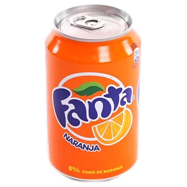 Lata fanta naranja