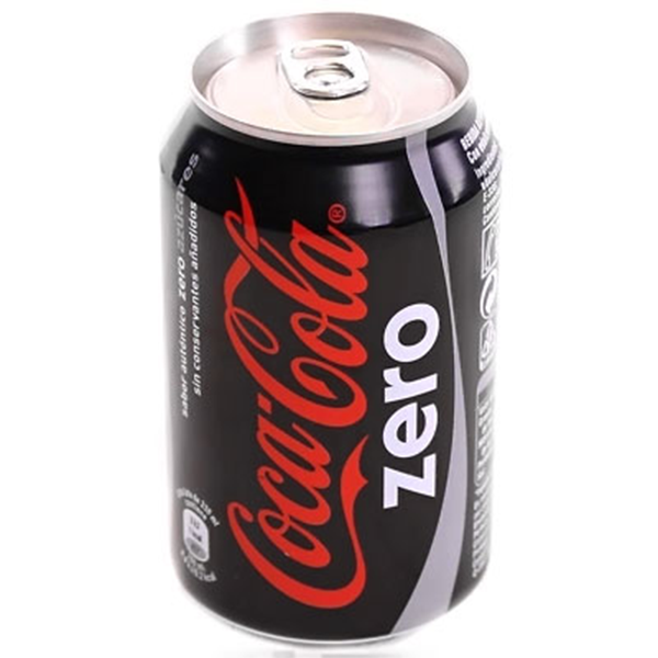 Lata coca cola zero